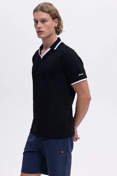 Ellesse Erkek Siyah Tişört 5SM5491 - Resim 2