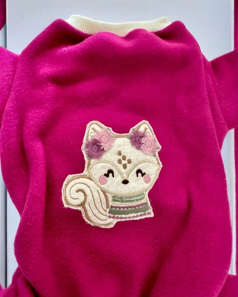 Foxie Polar Köpek Tulum Pijama - Resim 9