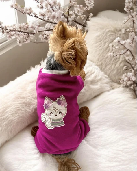 Foxie Polar Köpek Tulum Pijama - Resim 10