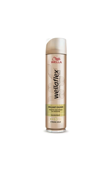 WELLA Wellaflex Brillant Colors Strong Hold Saç Spreyi - 250 ml ürün görseli 1