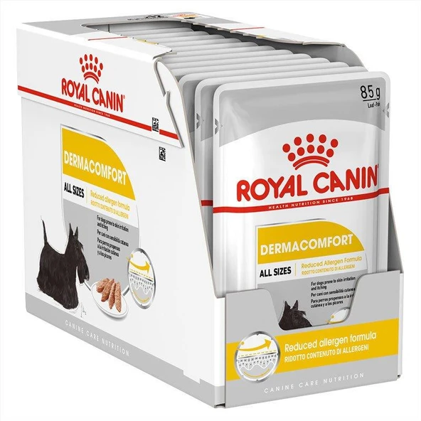 Royal Canin Dermacomfort Loaf Yetişkin Köpek Maması 85 Gr X 12 ürün görseli 1