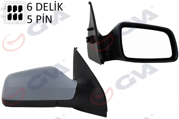 DIŞ DİKİZ AYNASI SAĞ ASTRA G 98 ELEKTRİKLİ ISITMALI ASTARLI KONVEKS 5 FİŞ VM-168EHPR ürün görseli 1