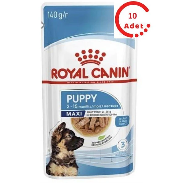 Royal Canin Maxi Puppy Köpek Yaş Maması 140gr x 10 Adet ürün görseli 1