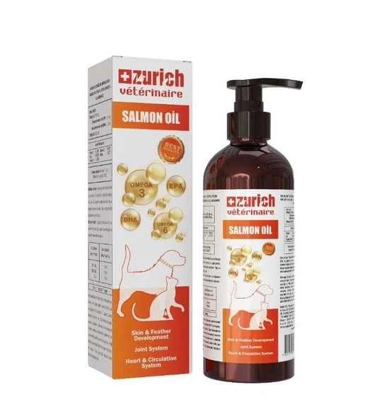 Zurich Veterinaire OMEGA 3 ve OMEGA 6 Balık Yağı 200 ML ürün görseli 1