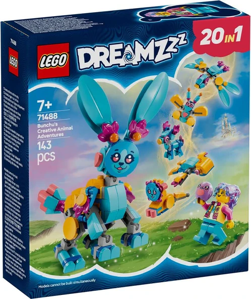 LEGO Dreamzzz 71488 Bunchu's Creative Animal Adventures ürün görseli 1