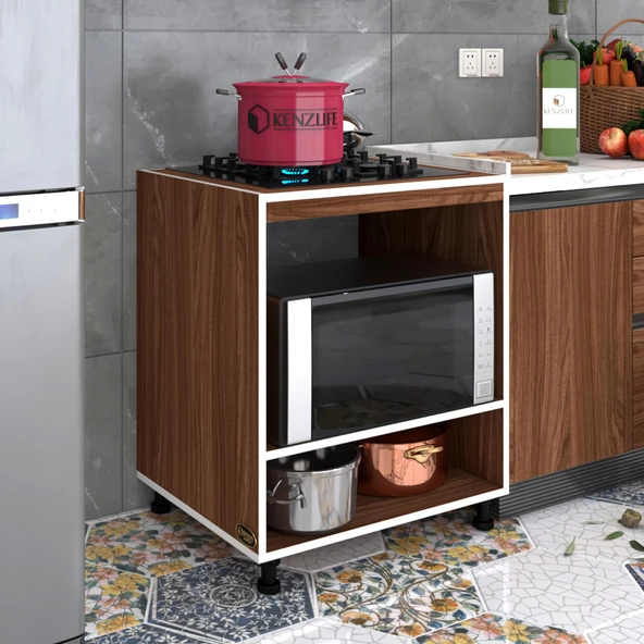 Kenzlife ocak dolabı gülpembe cvz 85*70*60 XLARGE hazır mutfak ankastre gömme ocak için ürün görseli 1