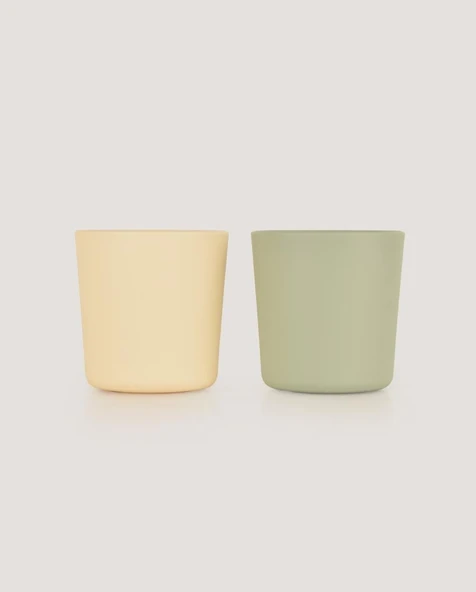 Mini Bebek Bardakları 2'li Sage Green - Vanillia ürün görseli 1
