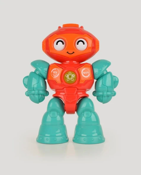 Işıklı Robot Taklit Sesli Çok Fonksiyonlu Mini Robot ürün görseli 1