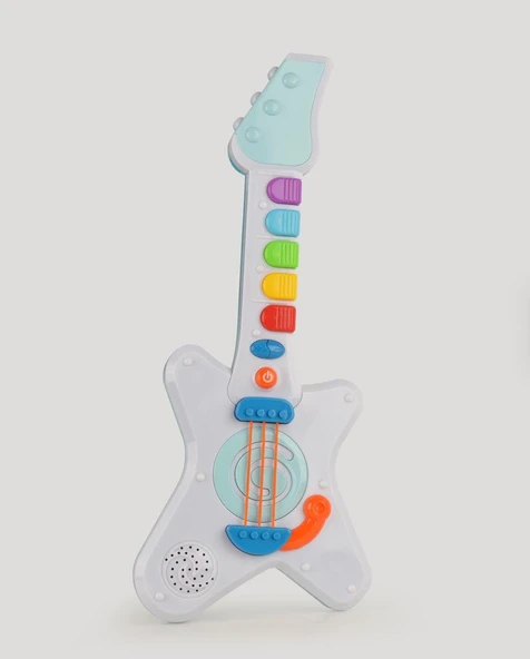 Işıklı Müzikli ve Çok Fonksiyonlu Rock'n Roll Gitar ürün görseli 1