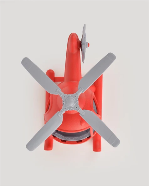 Büyük Helikopter Kırmızı - Resim 6