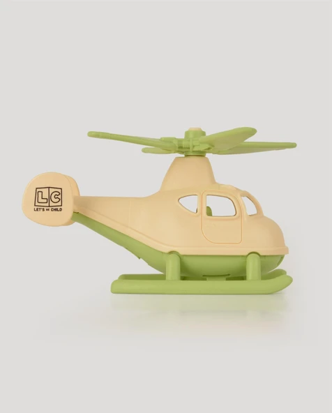 Bej Minik Helikopter - Resim 2
