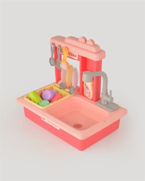 Pembe İnteraktif Lavabo Seti - Resim 5