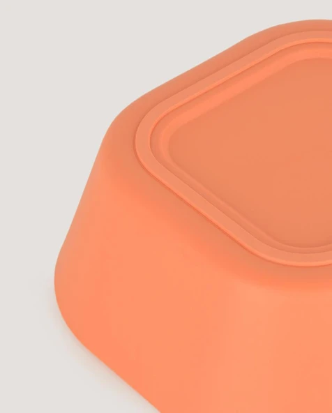 2'li Kare Kase Sage Green-Peach - Resim 4