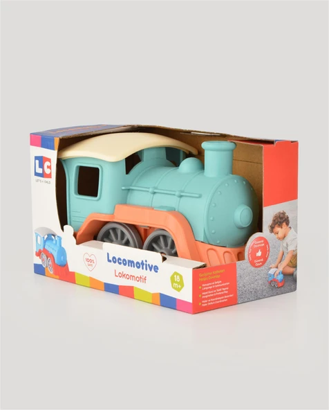 Somon Oyuncak Tren Lokomotif - Resim 5