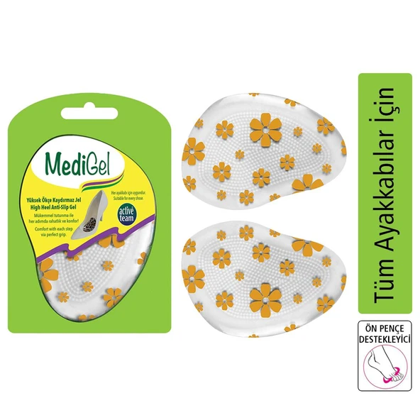 MG13 - Anti-slip | Ayakkabı Daraltma, Topuklu Ayakkabı Kayma Önleyici, Yapışkanlı Jel Ped ürün görseli 1
