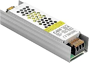 CATA CT-2574 12V 5A 60W Slim LED Trafo Klemensli Şerit LED Adaptörü İnce Kasa LED Sürücü ürün görseli 1