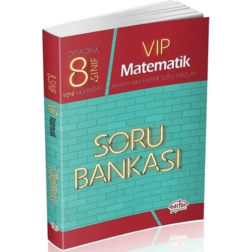 EDİTÖR VIP 8.SINIF MATEMATİK SORU BANKASI ürün görseli 1