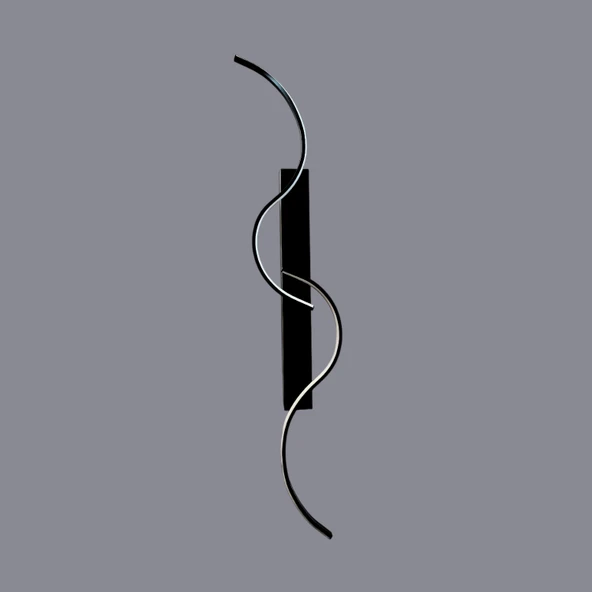 Spira LED Siyah Aplik - Resim 4