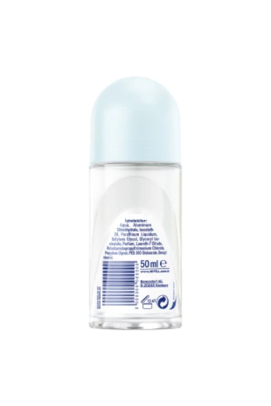 Nivea Invisible For Black & White Roll- On Pure 50 ml - Resim 3