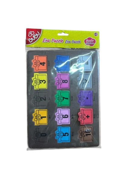 EVA PUZZLE HEDİYE KUTUSU SAYILAR - Resim 4