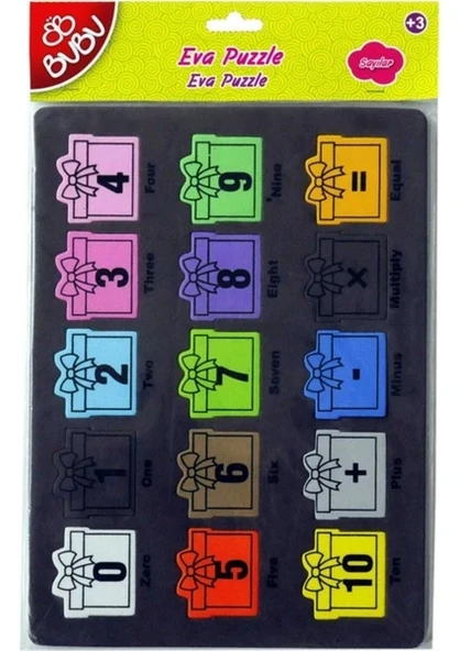EVA PUZZLE HEDİYE KUTUSU SAYILAR - Resim 2
