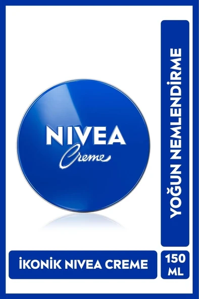 NIVEA Creme 150ml, Bakım Yapan Koruma, Uzun Süreli Yoğun Nemlendirici, El Yüz Ve Vücut, Yumuşak Cilt ürün görseli 1