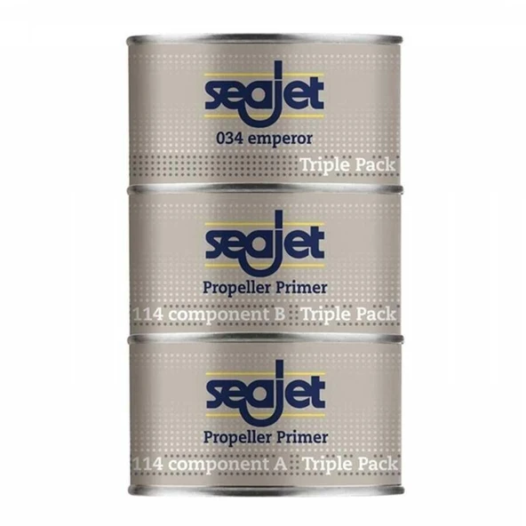 Seajet 114 Triple Pack Pervane Zehirli Boyası 500ml  Gri ürün görseli 1
