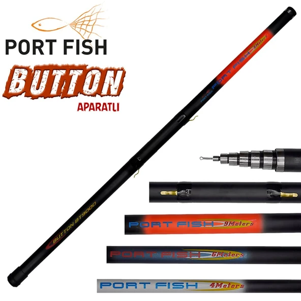 Portfish Button Aparatlı Göl Kamışı 500 cm ürün görseli 1