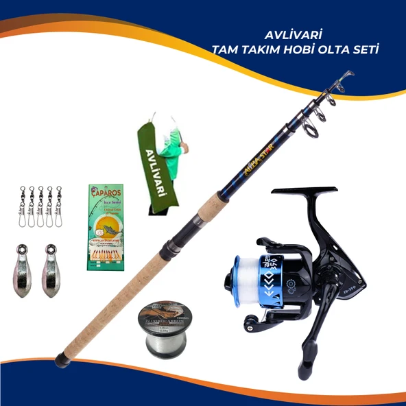 AlbaStar Celtic 300 Cm 100-300 Gr Avlivari Ecco 4000 Tam Takım Kıyı Hobi Olta Seti ürün görseli 1