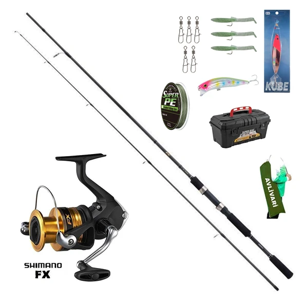 Shimano FX 4000 Shimano FX XT 270cm 10-30gr Spin Olta Seti ürün görseli 1