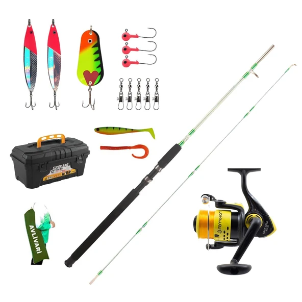 Alesta Niagara 120 Cm Olta Kamışı- Remixon Fast Sell 4000 Tam Takım Lüx Usta Profesyonel Hobi Turna Balığı Olta Seti ürün görseli 1