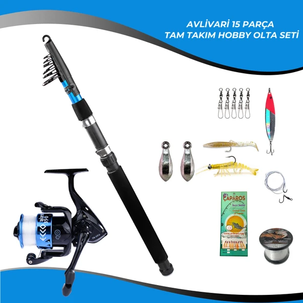 Paxton 240 Cm 50-100 Gr Olta Kamışı - Avlivari Ecco 4000 Olta Makinası Tam Takım Kıyı Hobi Yeni Başlayan Olta Seti ürün görseli 1