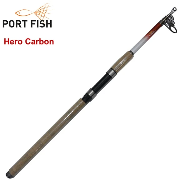 Portfish Hero Carbon Teleskopik Olta Kamışı 330 cm 40-80 gr ürün görseli 1