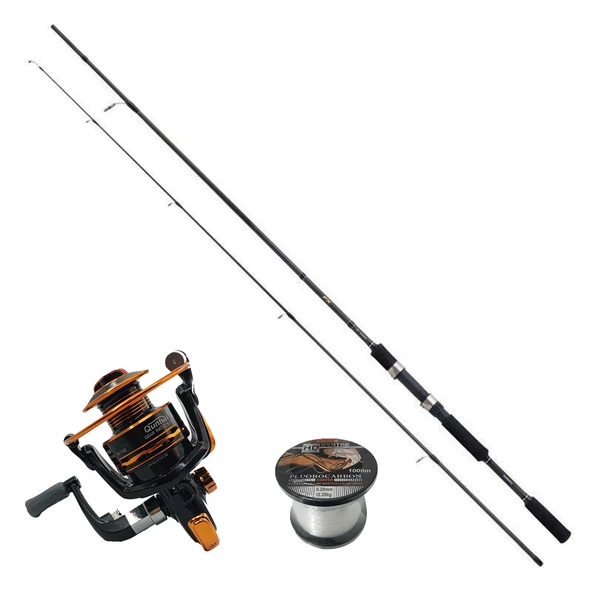 Shimano 270 Cm 10-30 Gr Olta Kamışı - Qunhai 4000 Metal Olta Makinası Seti ürün görseli 1