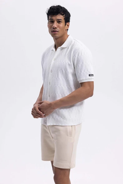 Ellesse Erkek Beyaz Gömlek EM490 - Resim 6