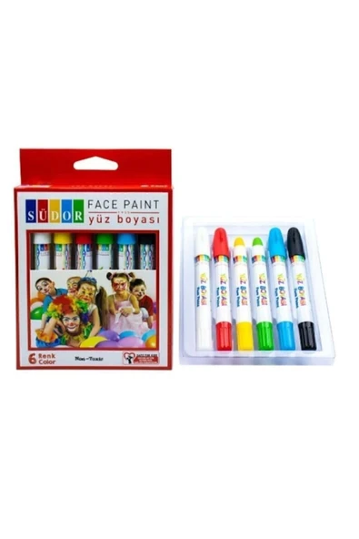 Yüz Boyası Set 6 Yb01 - Resim 3