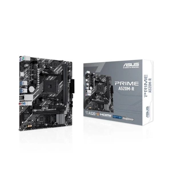 Asus Prime A520M-R AMD A520 5100 MHz (OC) DDR5 Soket AM4 mATX Anakart ürün görseli 1