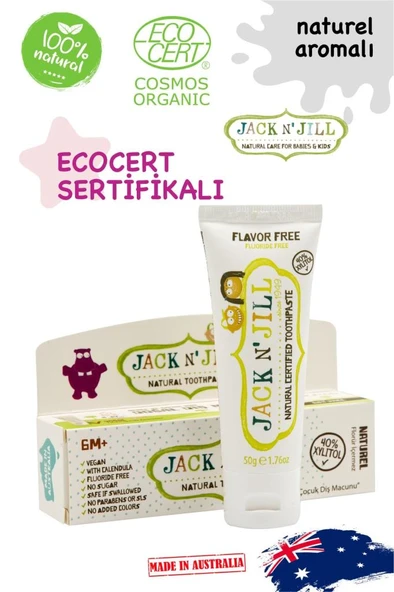 Jack And Jill Kids Doğal Diş Macunu 50 gr - Resim 2