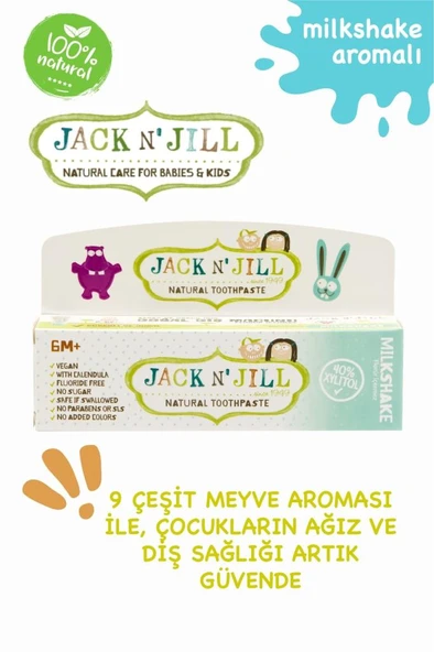Jack N'Jill Milkshake Aromalı Macun 50 gr - Resim 4