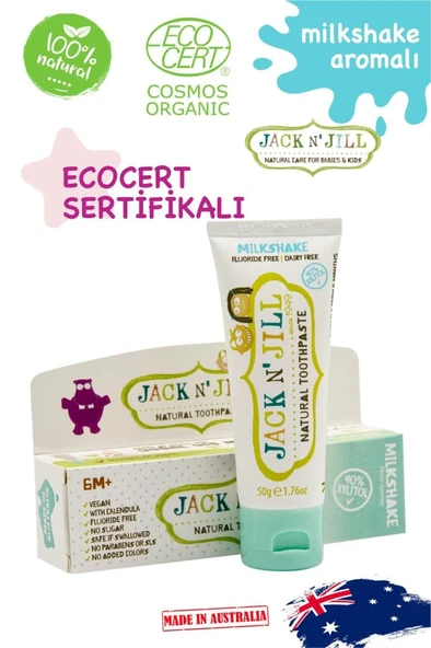 Jack N'Jill Milkshake Aromalı Macun 50 gr - Resim 2