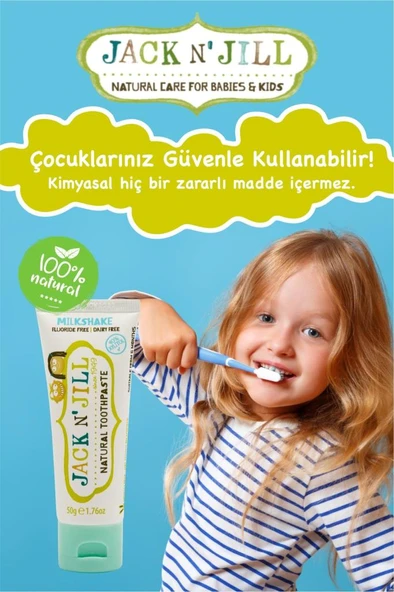 Jack N'Jill Milkshake Aromalı Macun 50 gr - Resim 3