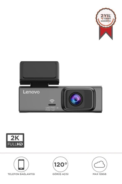 Araç İçi Kamera 2K Hd Wifi Ön Araç Kamerası S7 7701 Siyah ürün görseli 1