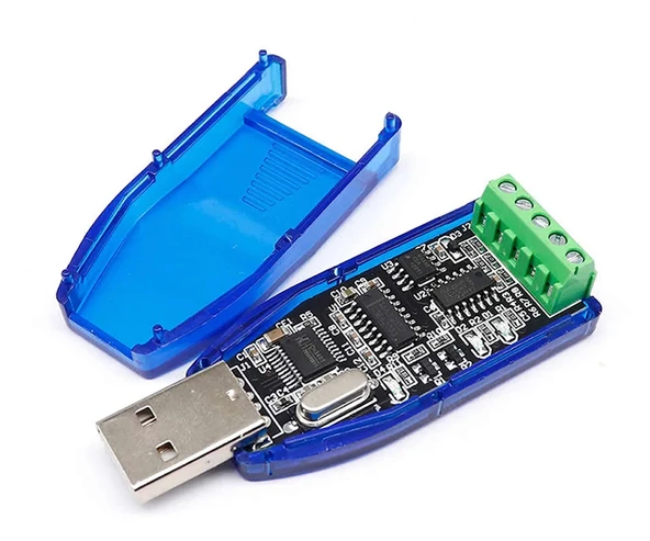 USB to RS232 + RS485 Modül Kutulu  Endüstriyel Tip Seri Port Sinyal Çevirici Haberleşme Otomasyon Plc Medikal Pos Yüksek Voltaj Koruması ürün görseli 1