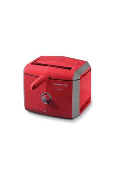 Korkmaz A486-02 Vertex Kırmızı Fritöz ürün görseli 1