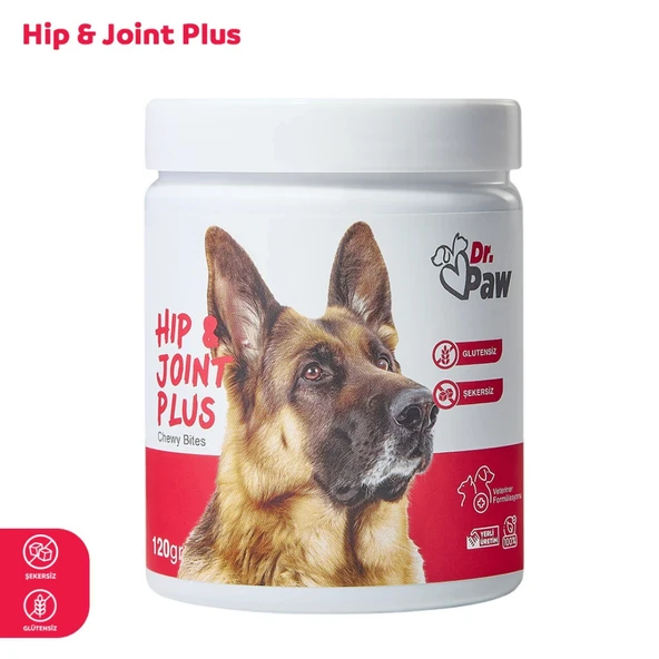 Hip & Joint Plus: Köpekler için Eklem ve Kas Sistemi Destekleyici Çiğnenebilir Tablet (120 gr) ürün görseli 1