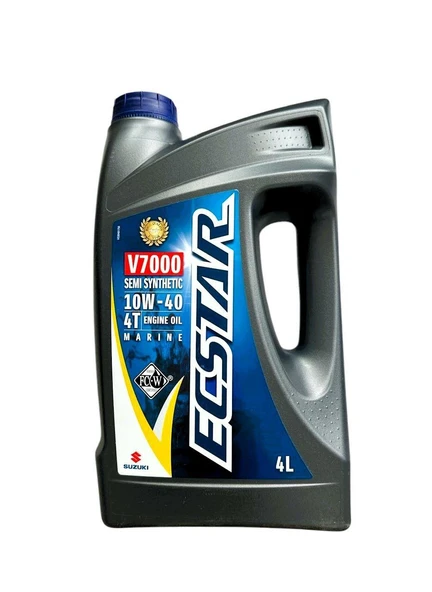 SUZUKI MARIN ECSTAR V7000 4T (4 ZAMANLI) 10W-40 4 LİTRE MOTOR YAĞ ürün görseli 1