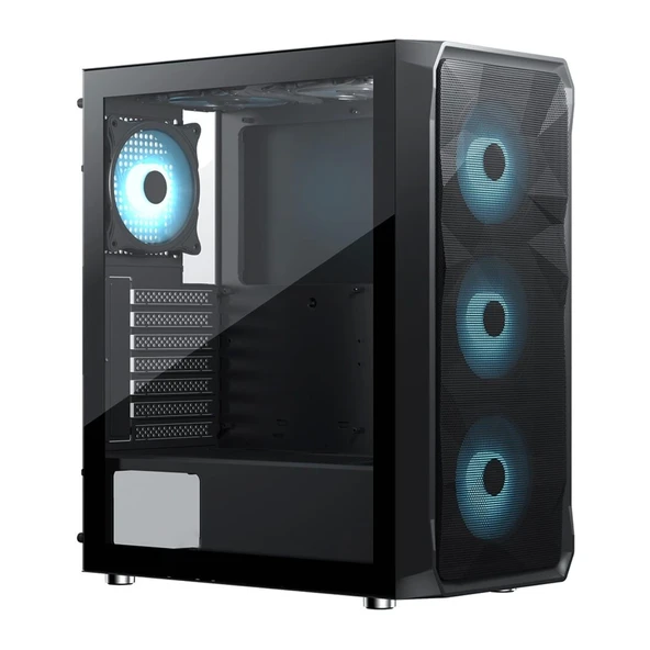 FRISBY FC-9485G 600W 80+ BRONZE 4X RGB MESH GAMING KASA ürün görseli 1
