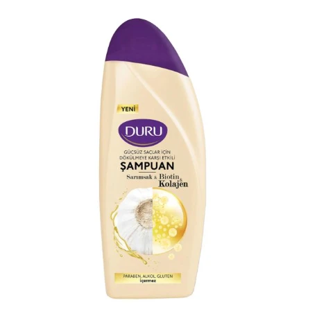 DURU ŞAMPUAN SARIMSAK BİOTİN VE KOLAJENLİ ürün görseli 1