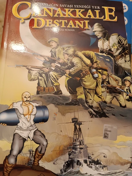 İnsanlığın Savaşı Yendiği Yer / Çanakkale Destanı / Belgesel Çizgi Roman  Osman Arslan ürün görseli 1