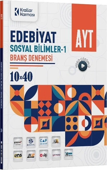 AYT Edebiyat Sosyal Bilimler 1 10 x 40 Branş Denemesi Krallar Karması ürün görseli 1